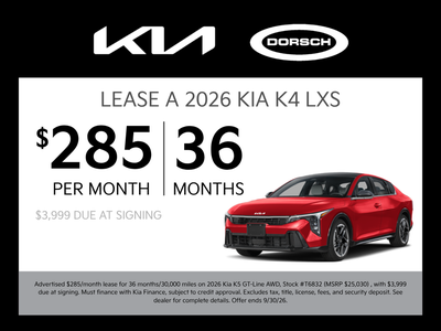 2026 Kia K4 GT-Line