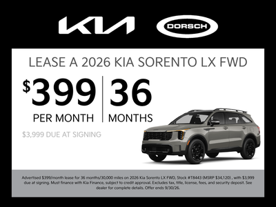 2026 Kia Sorento X-Line EX