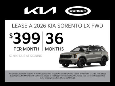 2026 Kia Sorento X-Line SX