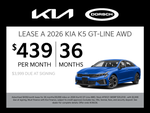 2026 Kia K5 GT-Line